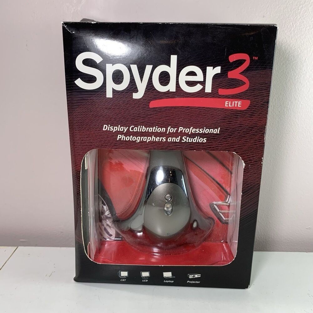 Datacolor Spyder 3 Elite Display Calibration Photography Monitor LCD Tool